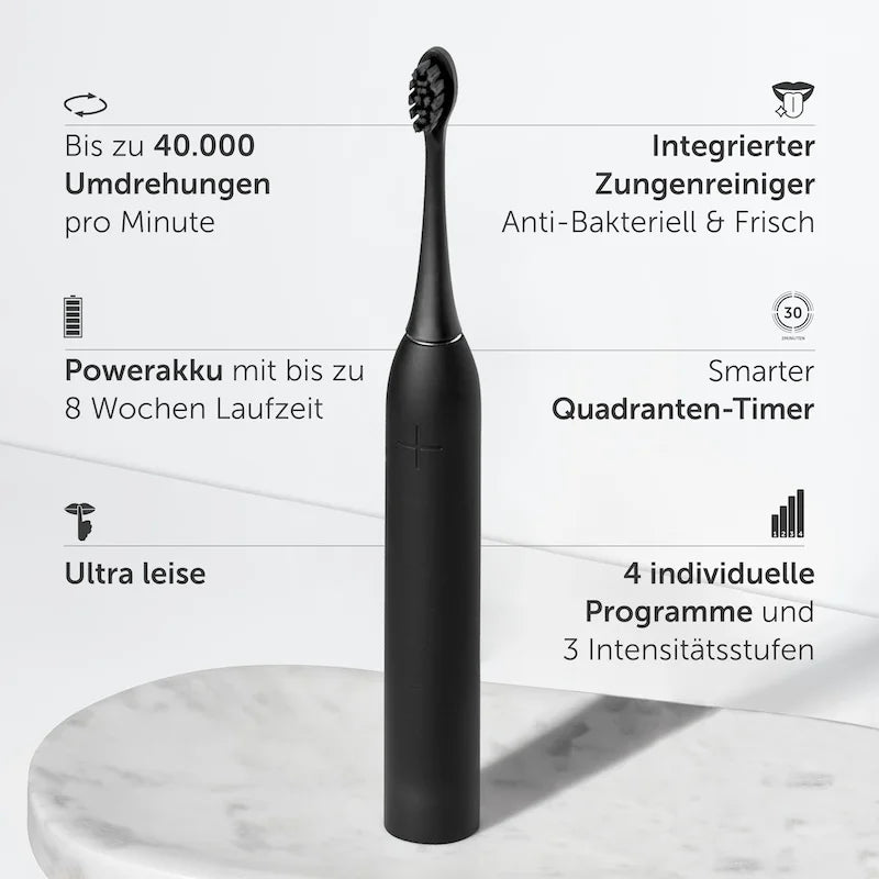 Doppelpack Schallzahnbürsten Partner Set: Perfekte Mundhygiene
