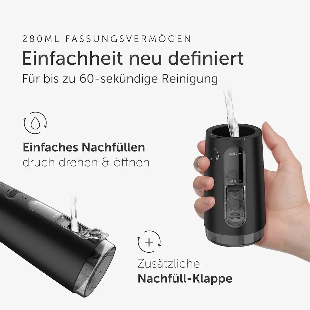 Munddusche Waterflow mit OLED Display