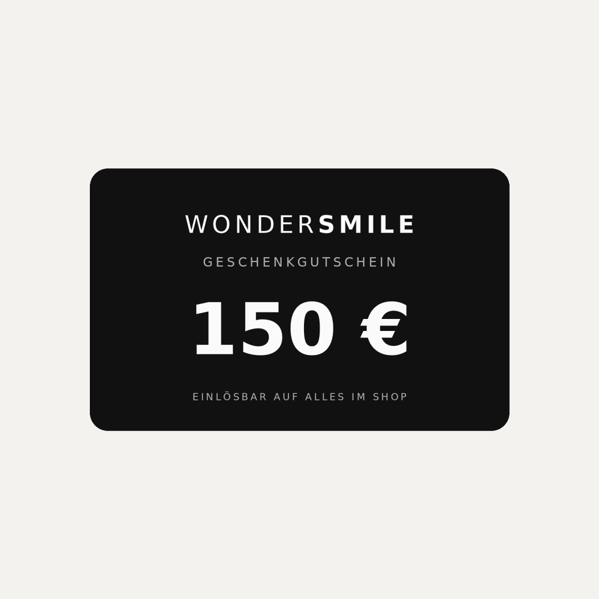Gutschein via E-Mail - WonderSmile GmbH