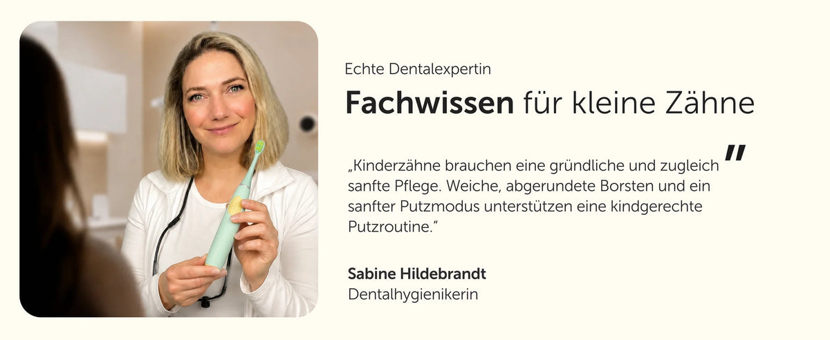 Fachwissen für kleine Zähne – Dentalhygienikerin Sabine Hildebrandt