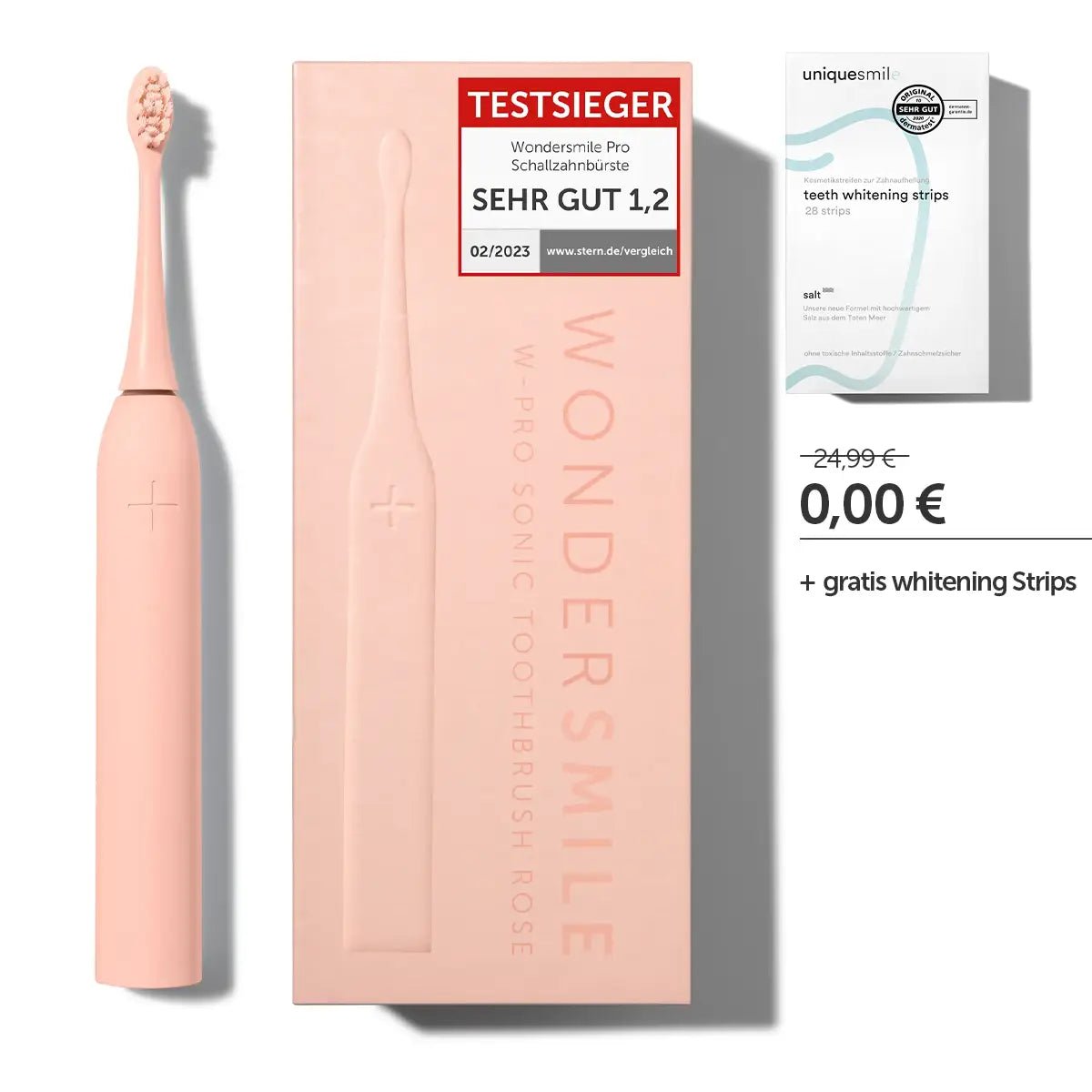 Schallzahnbürste + Gratis Strips - WonderSmile GmbH