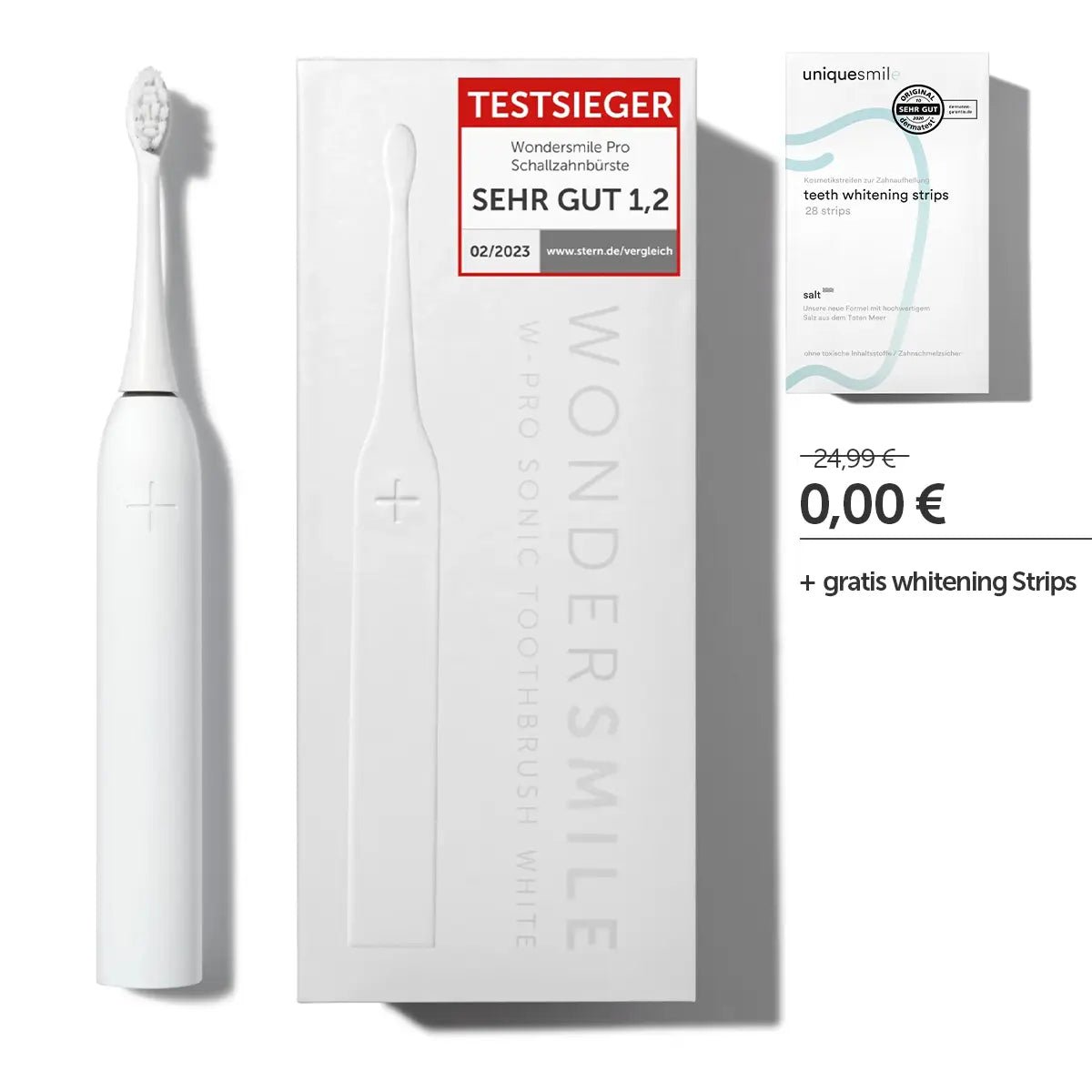 Schallzahnbürste + Gratis Strips - WonderSmile GmbH
