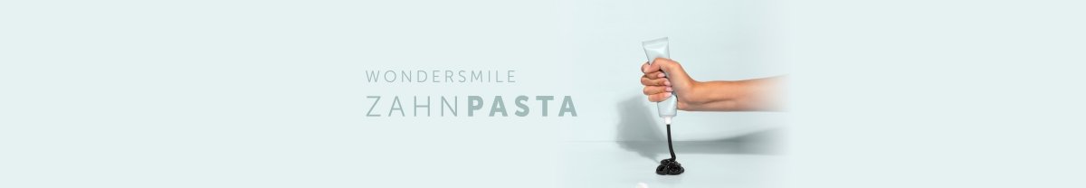 Wondersmile-Zahnpasta für strahlend weiße Zähne in eleganter Verpackung.