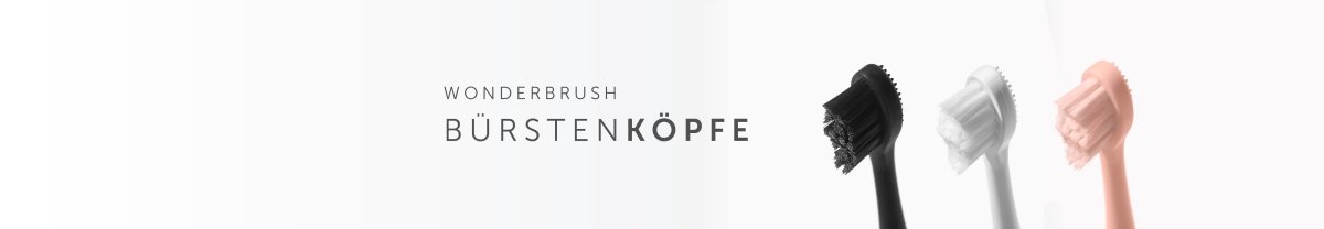 Ersatz-Bürstenköpfe für die Wondersmile Schallzahnbürste – Sanft zu den Zähnen, effektiv bei der Reinigung.