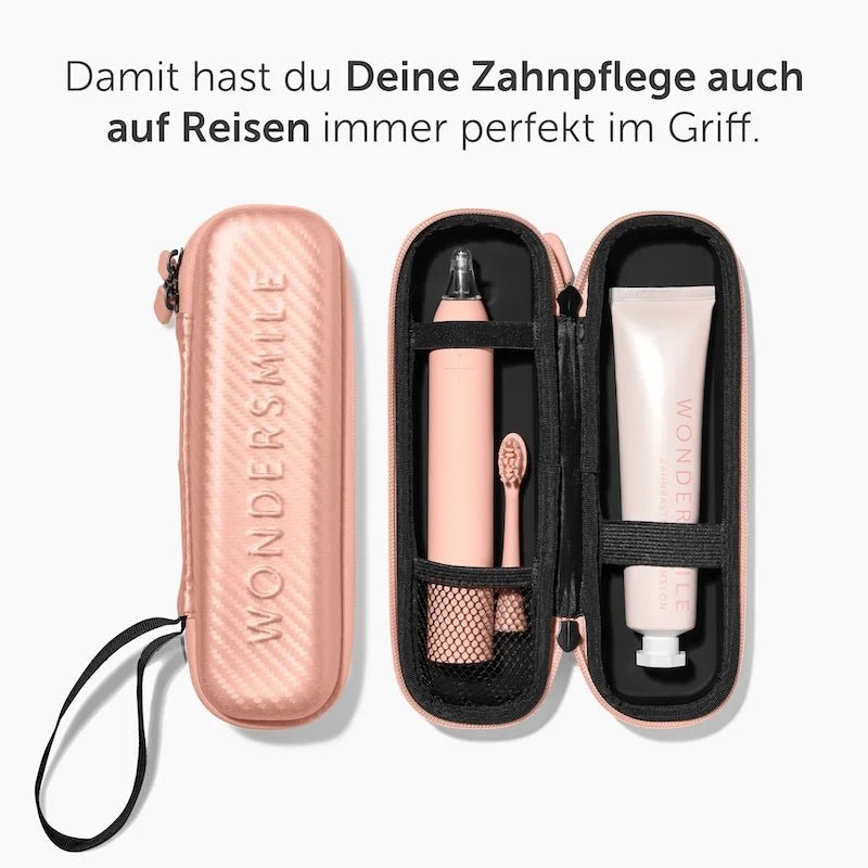 Reiseetui rosa passend für Schallzahnbürste