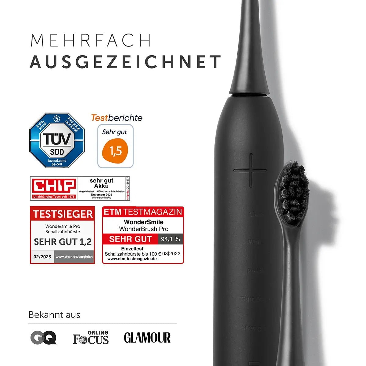 Schallzahnbürste + Gratis Strips - WonderSmile GmbH