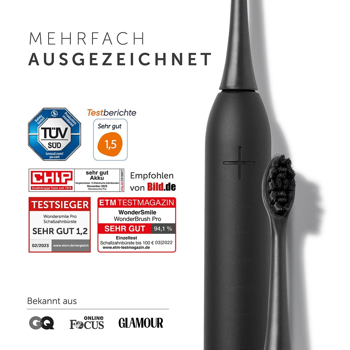 Schallzahnbürste + Gratis Strips - WonderSmile GmbH