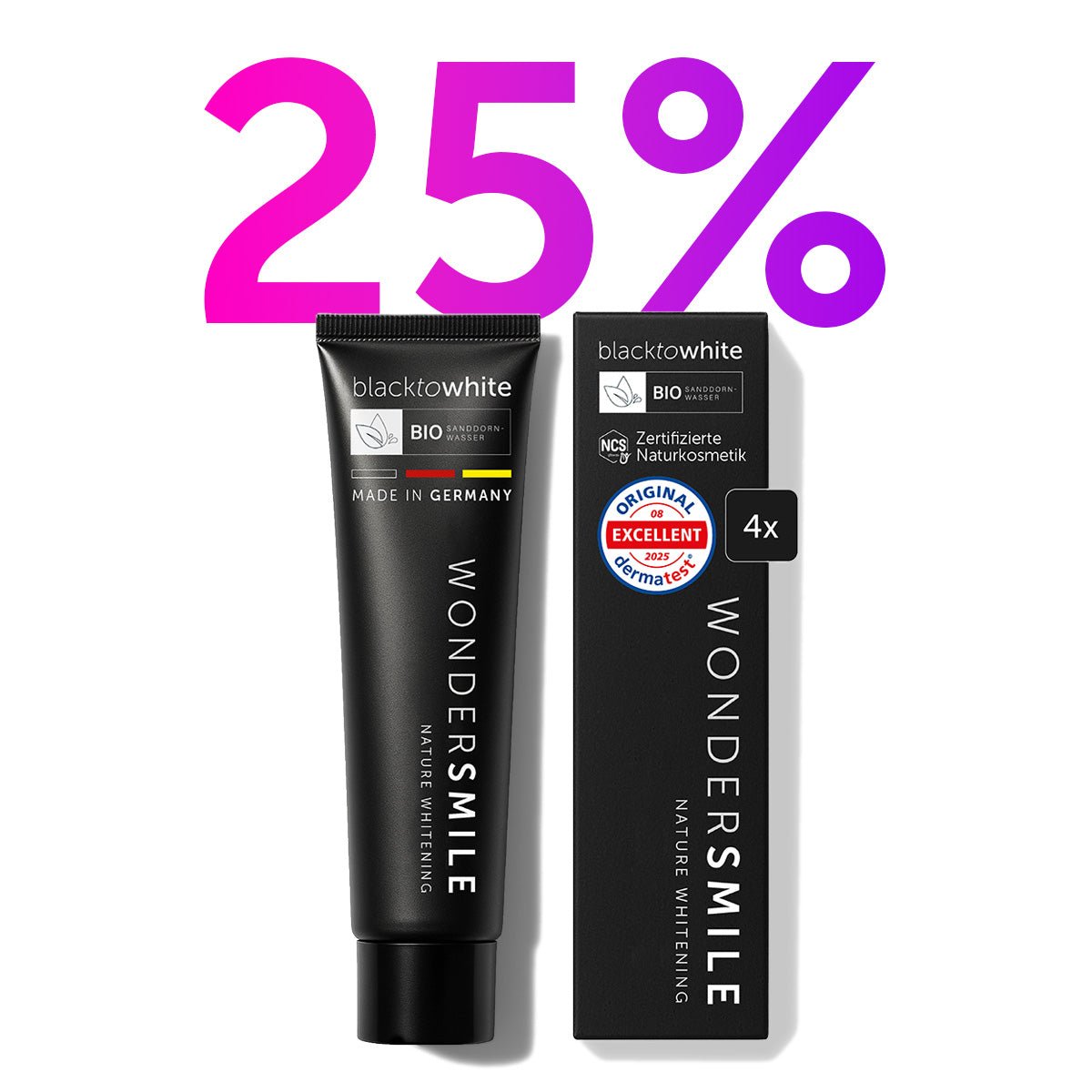 Zahnpasta Aktivkohle Mint - WonderSmile GmbH