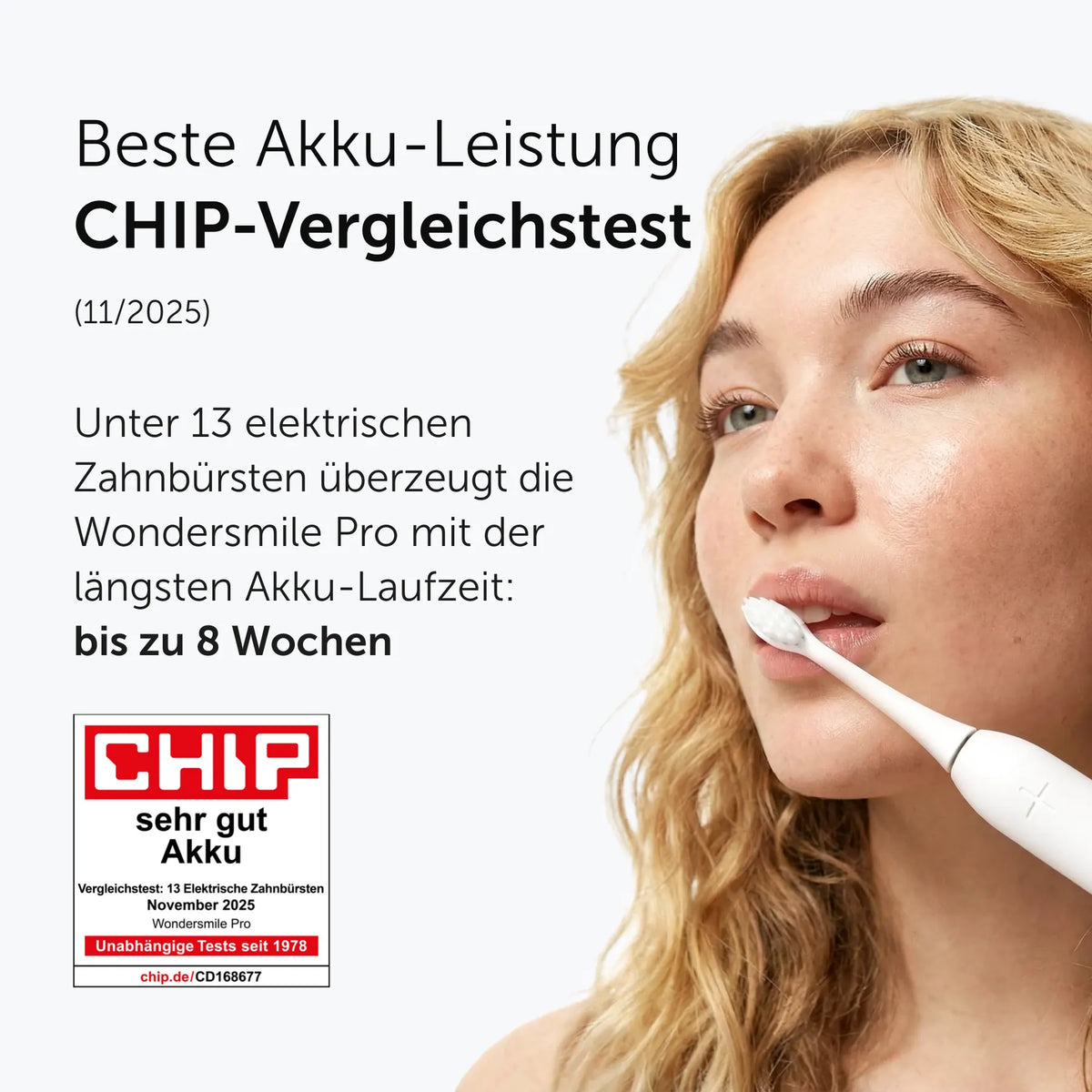 60 Tage Akkulaufzeit – kein Kabelchaos