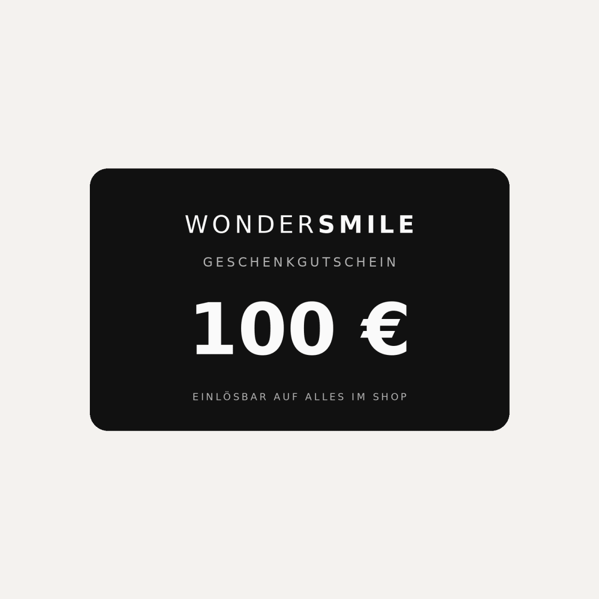 Gutschein via E-Mail - WonderSmile GmbH