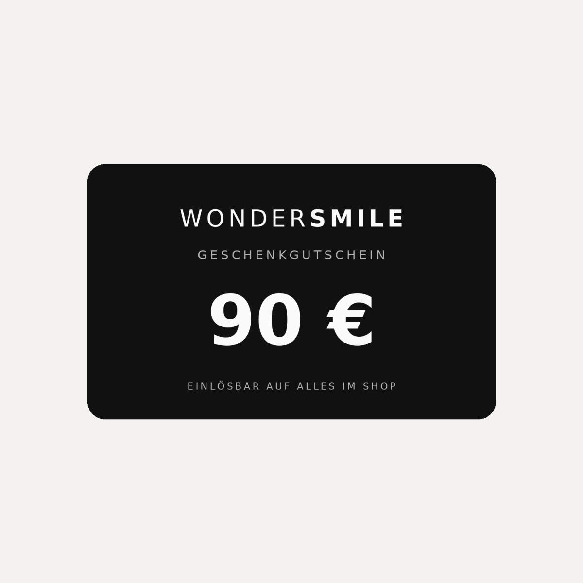 Gutschein via E-Mail - WonderSmile GmbH
