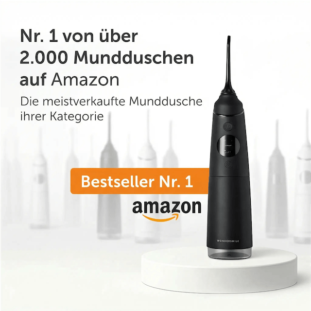 Munddusche Waterflow + Gratis Whitening Strips - WonderSmile GmbH